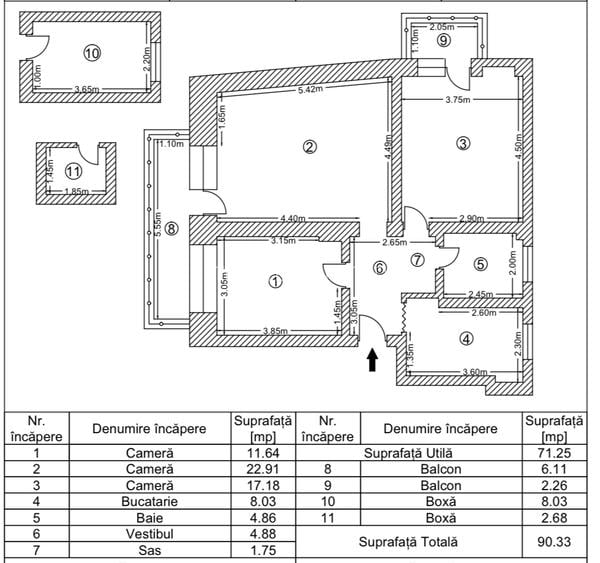 Apartament de 3 camere cu vedere deosebita.Renovat 2026! - 8