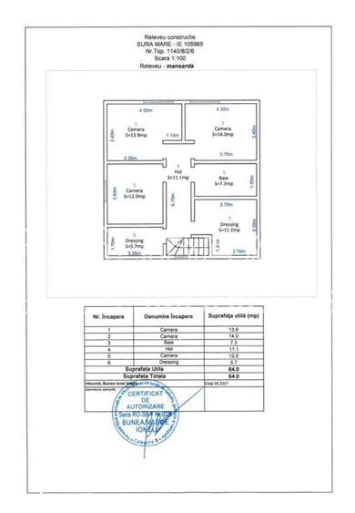 Casă individuală | 5 camere | 130 mp utili | Mobilată și utilată | Șura Mare