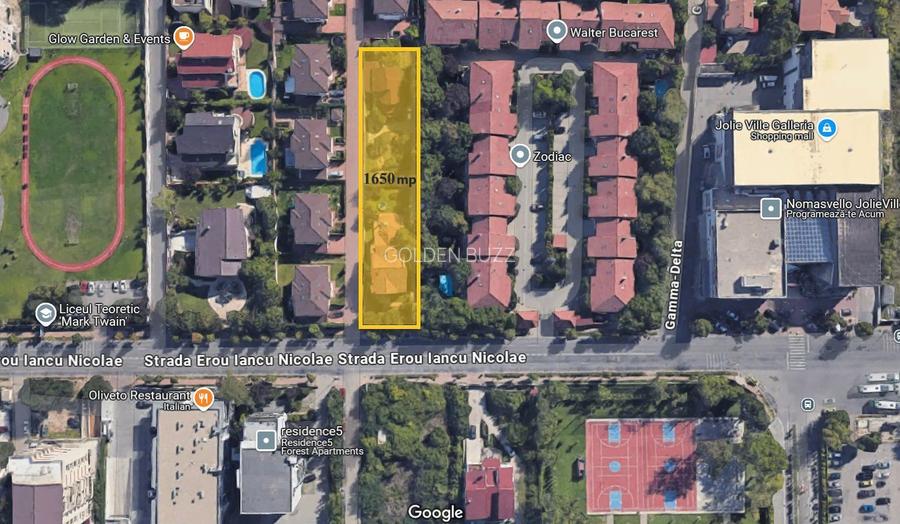 Teren de vânzare - 1650 mp, Iancu Nicolae | Poziție Premium | - 3