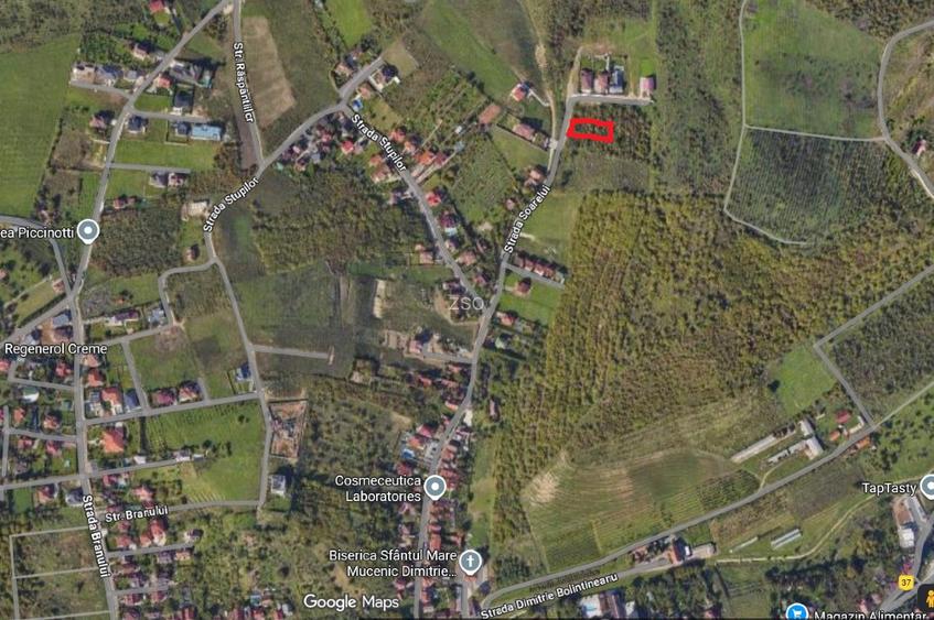 Teren intravilan, zona verde, 1250mp, str. Soarelui Oradea  - 3