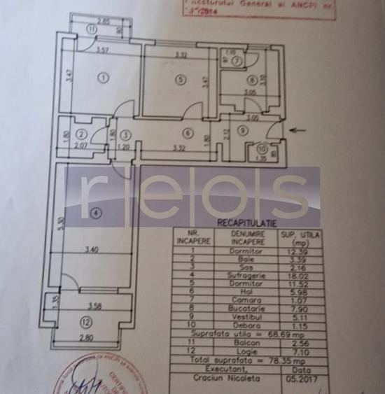 VANZARE 3 CAMERE DECOMANDAT - MIHAI BRAVU- PIATA MUNCII - 7