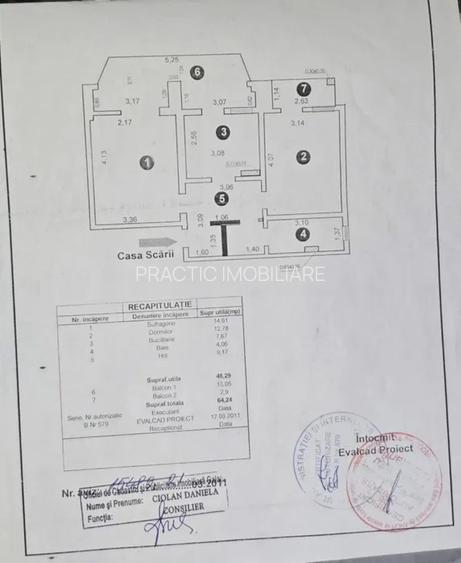 Apartament 2 Camere DECOMANDAT, 64 mp, Etaj 3, Micro 14 (2 Babe) - 8