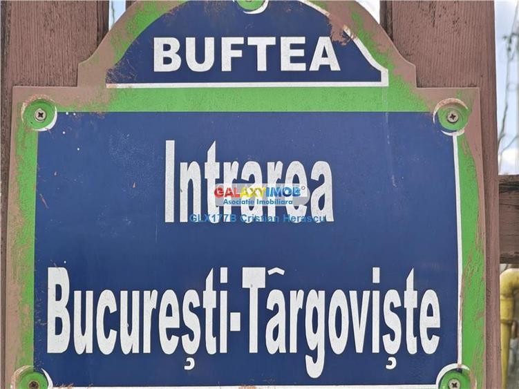 Teren constructii Buftea 2307 MP deschidere 27 ml - 2