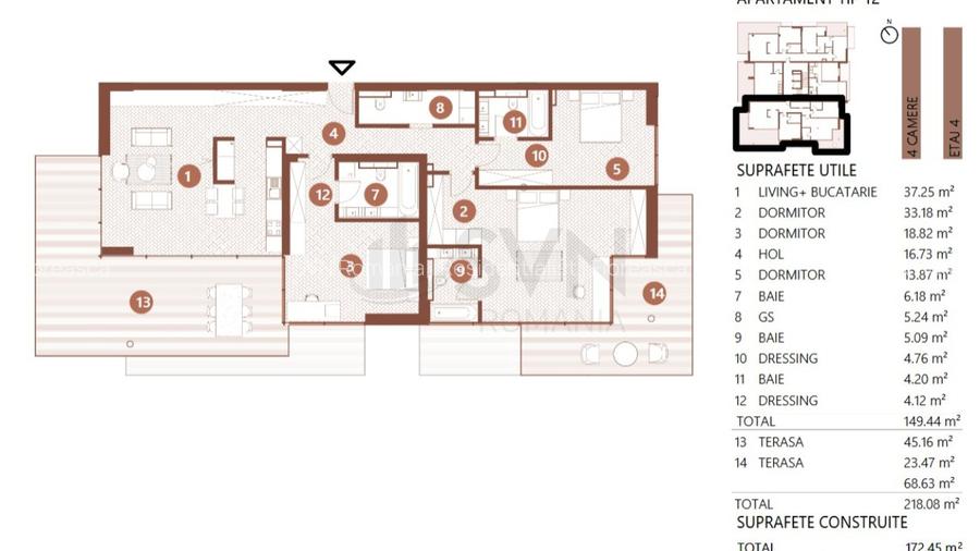 REA1023008 4 camere l vedere panoramica l Floreasca - 10