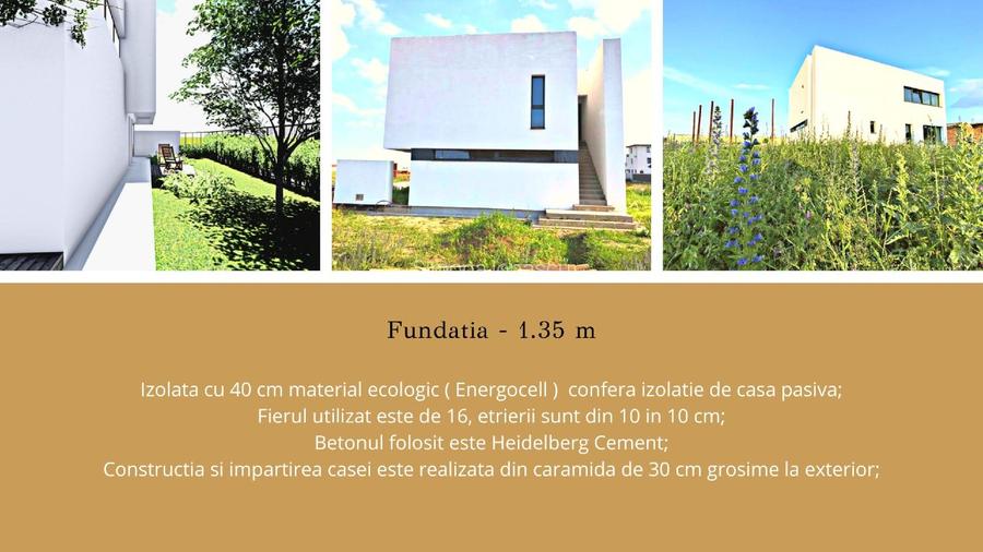 Vilă  6  camere, eficientă energetic, cu grădină; direct proprietar, comis 0% - 10