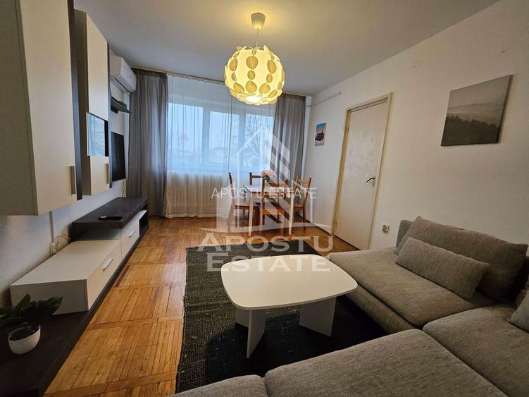 Apartament 2 camere , semidecomandat, 39mp utili, et.4/4, zona Dacia - 5