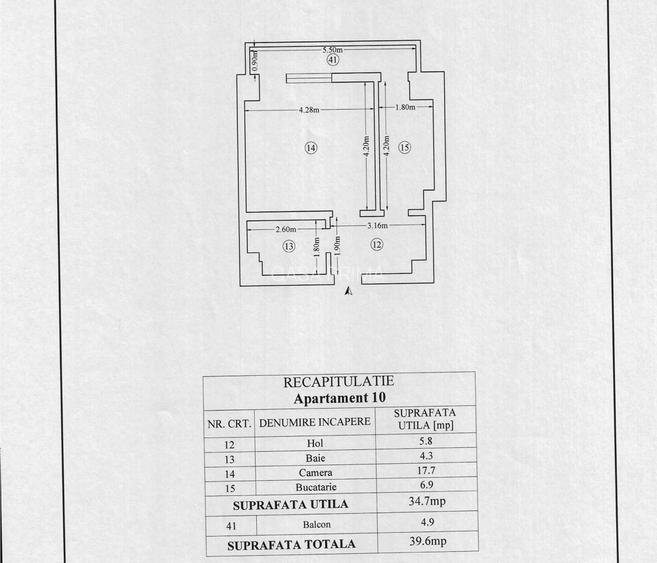 TATARASI-bloc nou, intabulat, mobilat si utilat, et.2/8, decomandat, inchiriat. - 10