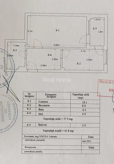 Garsoniera | mobilat | utilat | metrou 15 min | calorifere |centrala - 3