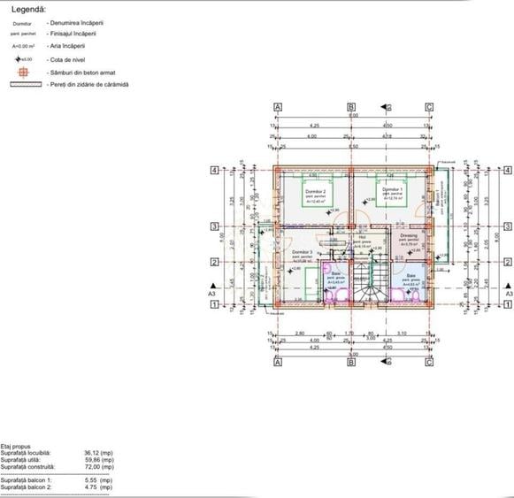 Casa Moderna 5 camere 120 mp-teren 300 mp-2 balcoane-Zona Centura - 3