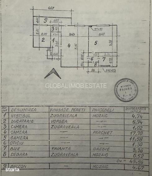 Vanzare Apartament 2 camere Renovat 1 Mai-Ion Mihalache - 9