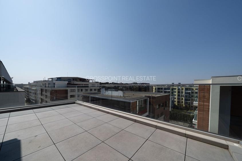 Herastrau, penthouse cu  3 camere mobilat integral Rovere - 13