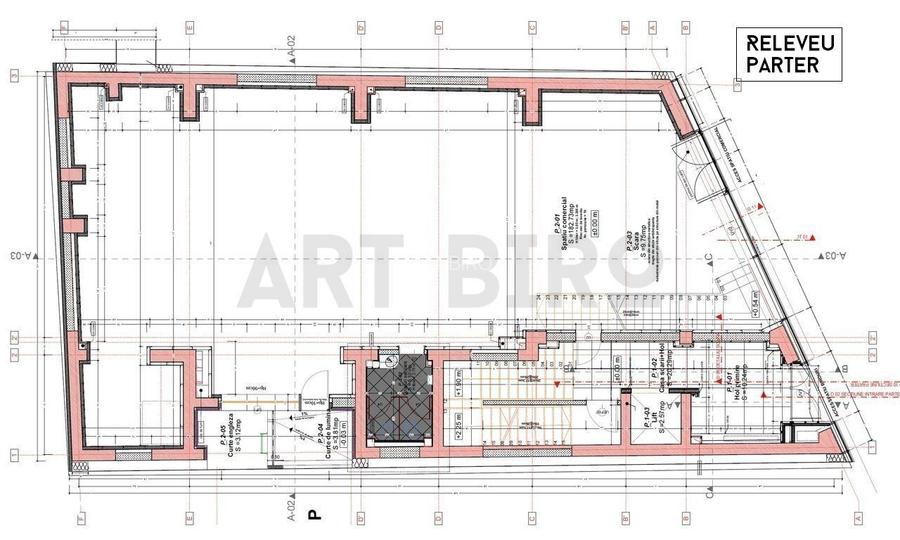 Zero comision, 260mp parter Universitate, showroom - birou, 3' metrou - 1
