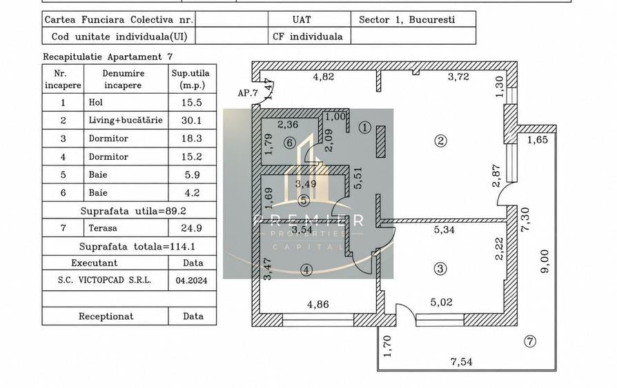Apartament 3 camere cu terasă generoasă, Dobrogeanu Gherea – design interior