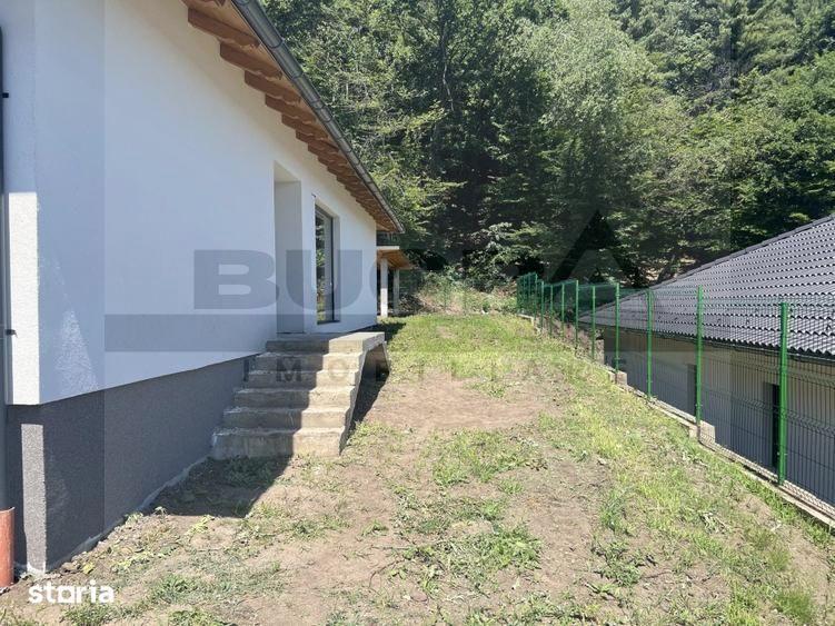 Casa individuala pe un nivel, 500mp teren, anexa foisor, beci, Popesti