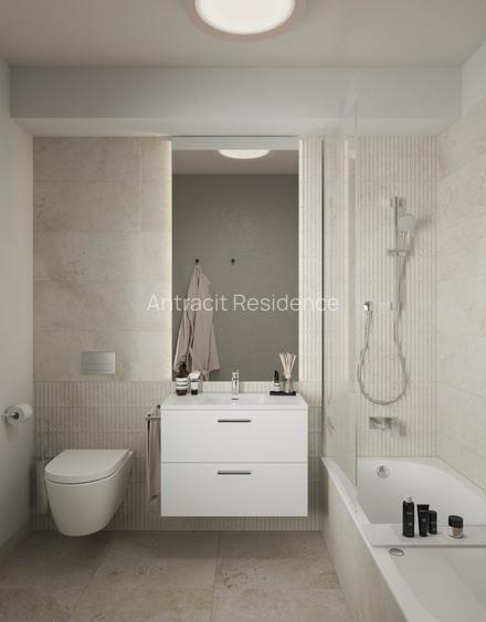 Antracit Coandă - Bucătărie închisă - Bloc boutique 4 etaje - 91 mp utili - 8