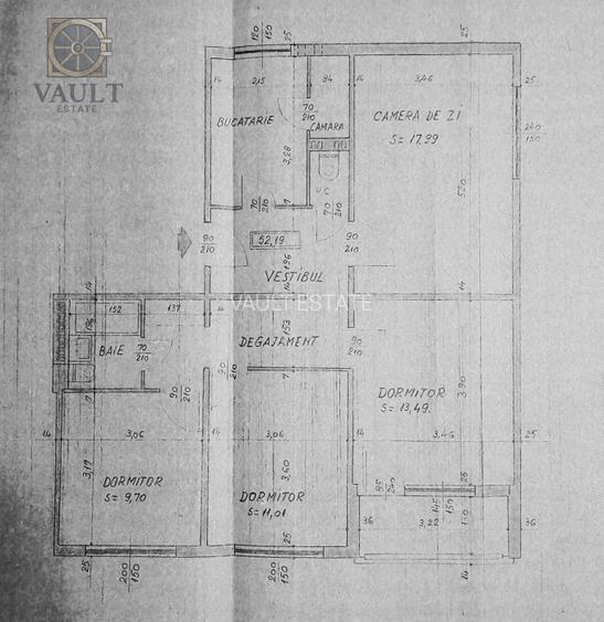 Apartament 4 camere  -Garaj de 17 ,25 mp-  5 minute metrou Romancierilor - 1