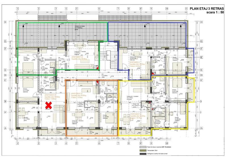 Apartament 2 camere cu terasa 54 mp de vanzare in Complexul Brubus - 7