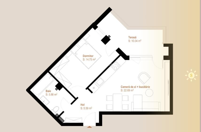  Ansamblu rezidential cu apartamente 2 si 3 camere, zona Vivo - 6