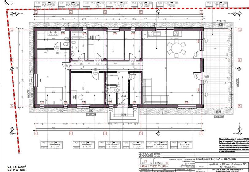 Casa individuala + Casa de oaspeti - 5+2 camere - Corbeanca, Central - 13