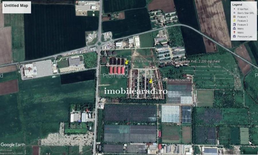 Teren 18.400 mp cu 4 hale P+E pe Artera principala vizavi de Metro-Momax - 3