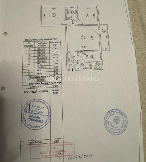 Apartament 3 camere | Tudor Vladimirescu | Bd. 1 Mai | M. Favorit 11' - 15