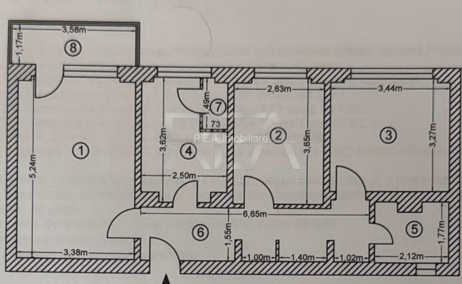 3 camere, 4/10, 65 mp, bloc 1978-Drumul Taberei - 2
