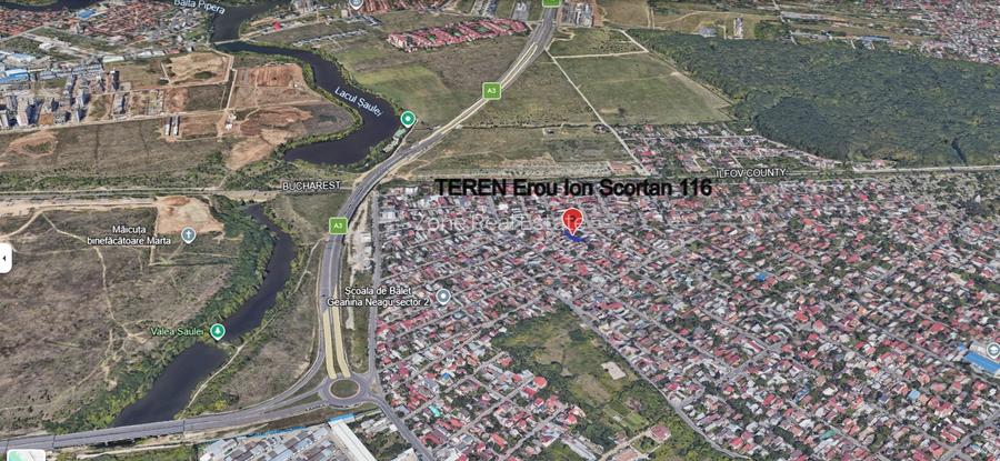 Teren Intarvilan Andronache aproape A3 pentru constructie Vila! - 8