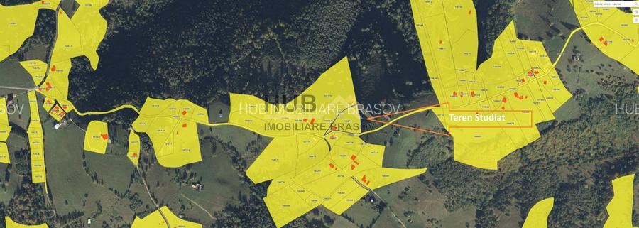 Teren Moieciu zona Pestera | Utilitati | 4.807 mp - 6