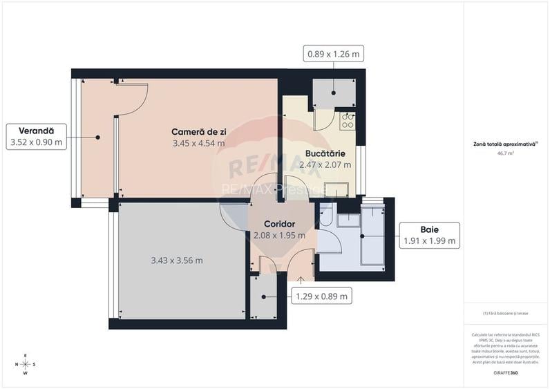 Apartament cu 2 camere de vânzare în zona Eroii Revolutiei - 10