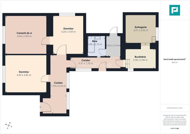 Casă cu 3 camere din văiugă în Macea - 8