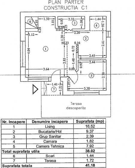 Casa individuala 4 camere 100mp | 0 Comision | Tunari | mobilat utilat | semineu - 8