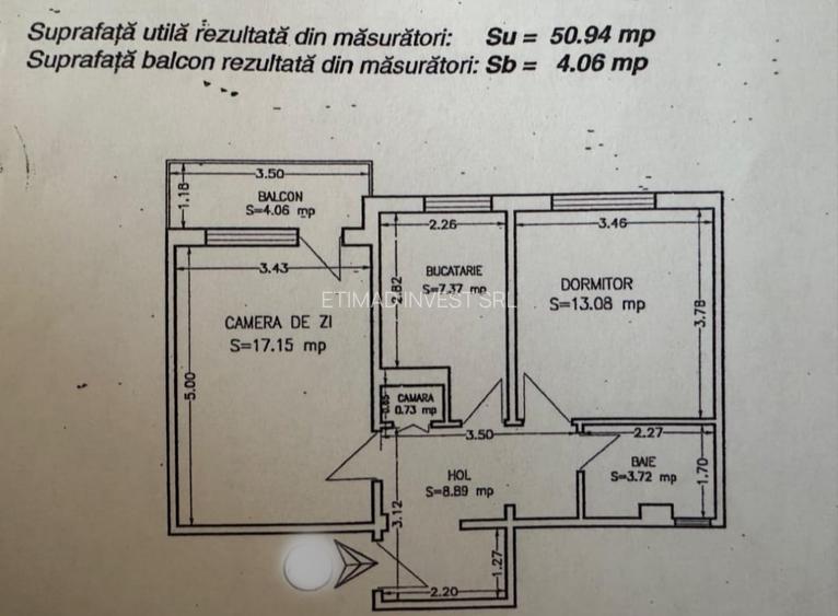 Tomis Nord-bd. Tomis - 2 camere  55mp  -mobilat complet - centrala gaze - 4