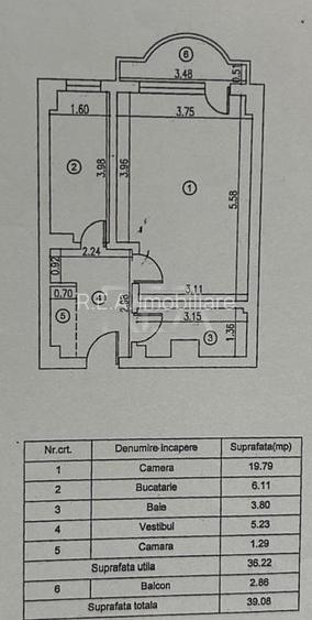 Garsoniera decomandata Tei, et. 8, an 1987, 39 mp - 6