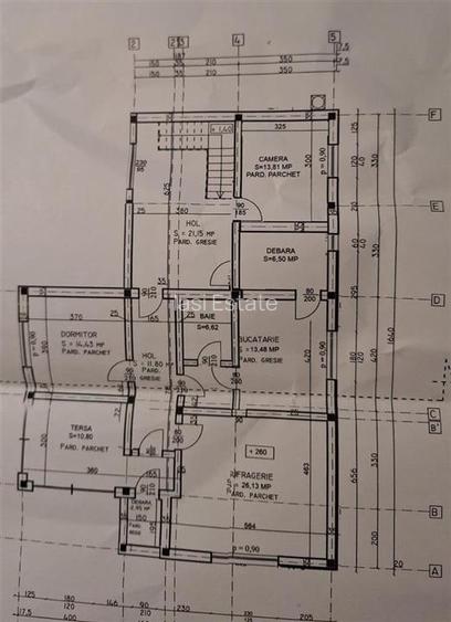 Chiperesti  Tomesti  Vila P+E SU=236mp 5 dormitoare living doua bai garaj TEREN - 14