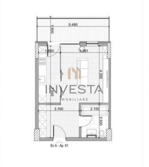 Apartament cu 1 camera in Sopor ! - 1