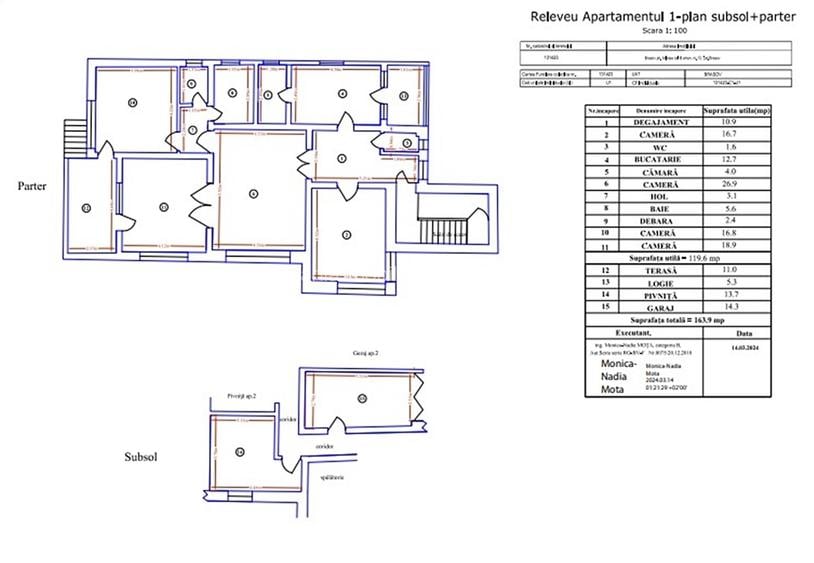 Vila cu 2 apartamente spatioase si teren de 670 mp. - 3