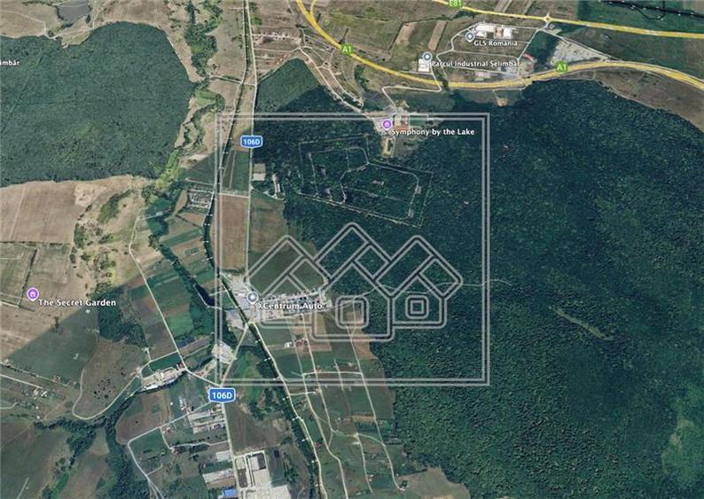 Teren intravilan, 750 mp, cu autorizatie de constructie, Selimbar