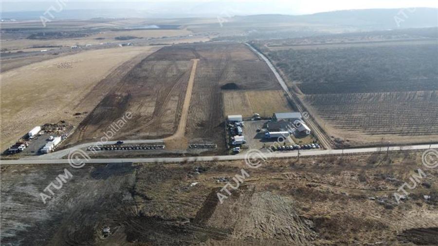 Teren de 133.000 mp cu PUZ in desfasurare in zona de Vest din Sibiu