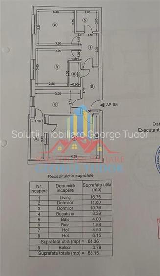 Vanzare 3 camere Exigent Plaza Faza 1 - 10