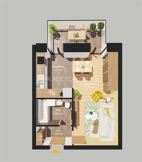 Garsoniera noua de vanzare |  13 Septembrie- Marriott | - 9