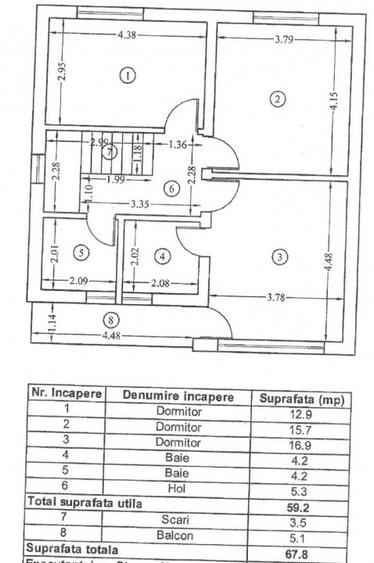 Casa 4 camere 120mp | 0 comision | Tunari langa padure | mobilat | 349mp teren - 7