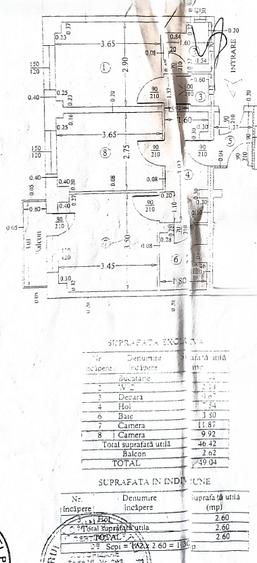 Apartament 2 cam, Ostroveni (A-uri), etaj 2 - 8