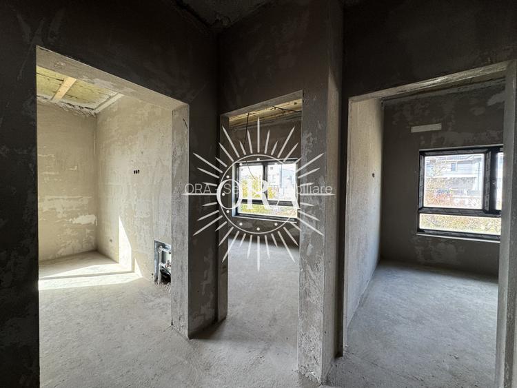 CASA DUPLEX 4 CAMERE SEMIFINISATA | DE VANZARE CU GARAJ DUBLU | DAMBUL ROTUND - 3