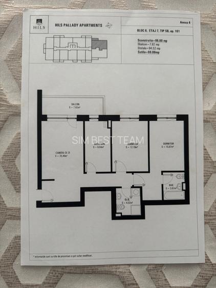 Ap 3  cam Hills Pallady 77 mp  finisat premium parcare inclusa - 15