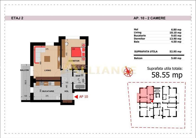 Sector 4, Aluviuni Metrou Aparatorii Patriei,Apartament 2 Camere - 2