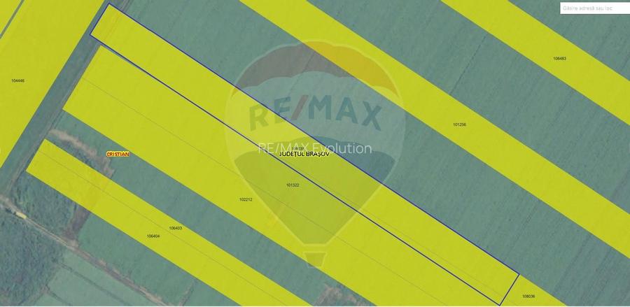 Teren extravilan arabil, 9650 mp, Cristian - 3