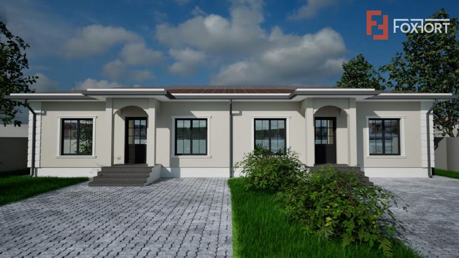 Duplex 4 camere, Sacalaz - Proiect nou - V7420