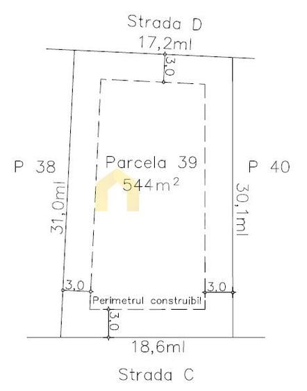 Vanzare teren pentru casa/duplex cu PUZ, la 6 min de Cluj-Napoca