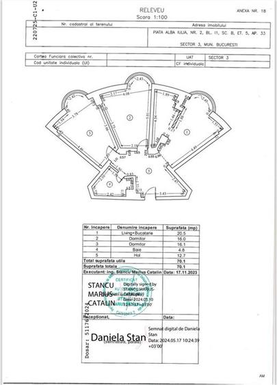 Vanzare apartament 3 camere | Rond Piata Alba Iulia | etaj 5/9 | amenajat design - 11