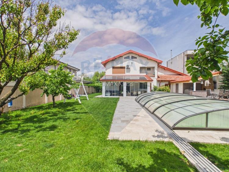 Vila eleganta cu piscina si teren de 1.300 mp, situata in Otopeni - 21